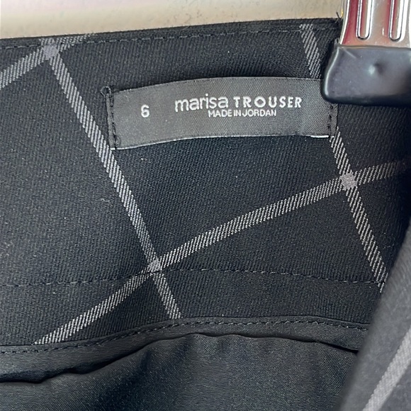 LOFT Marisa Black Windowpane Slacks/Trousers/Dress Pants, NWOT, Size 6 - Picture 9 of 14